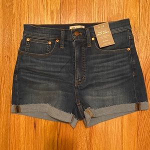 NWT Madewell High-Rise Tencel Shorts, Danny Wash, Sz 28